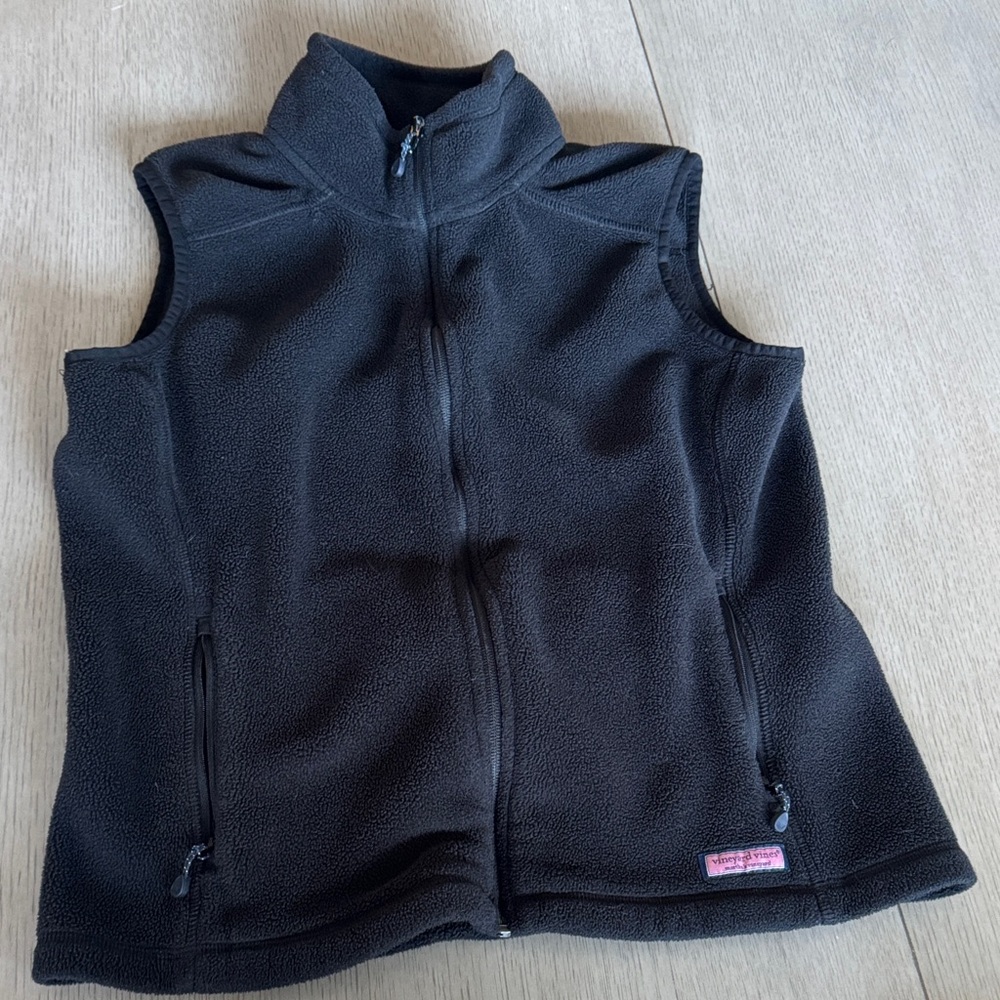 Black Fleece Vest